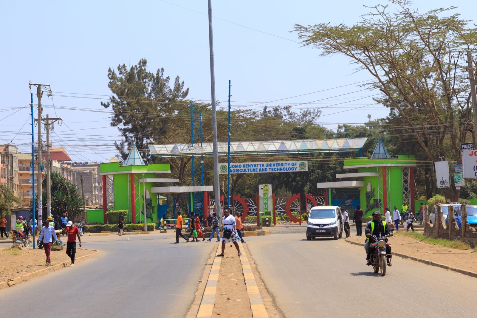 JKUAT Main Gate near Jewels Delight Garden, Juja